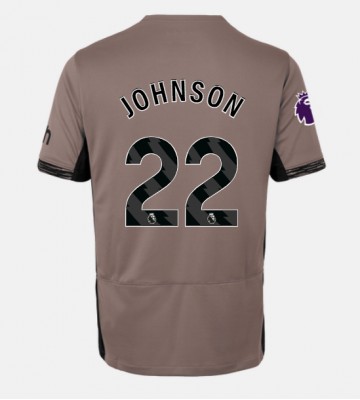 Tottenham Hotspur Brennan Johnson #22 Tercera Equipación 2023-24 Manga Corta